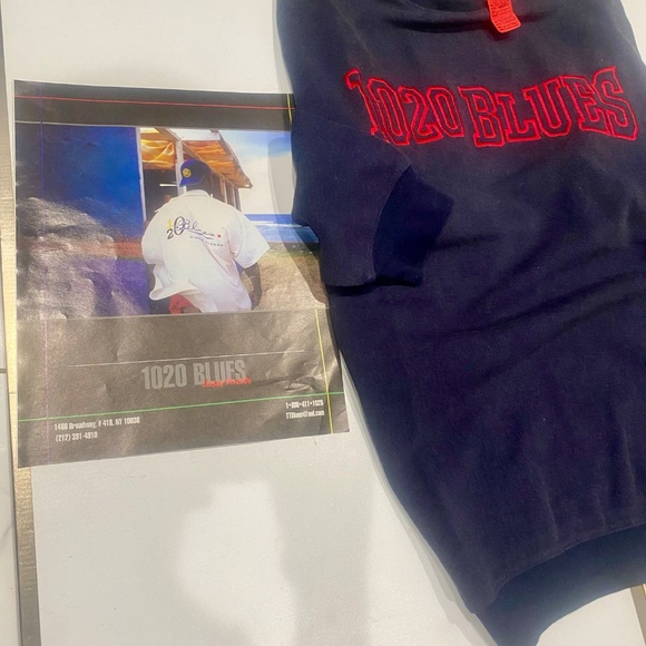 1020 Blues 90s Vintage SweatShirt Sz XL - Picture 9 of 14